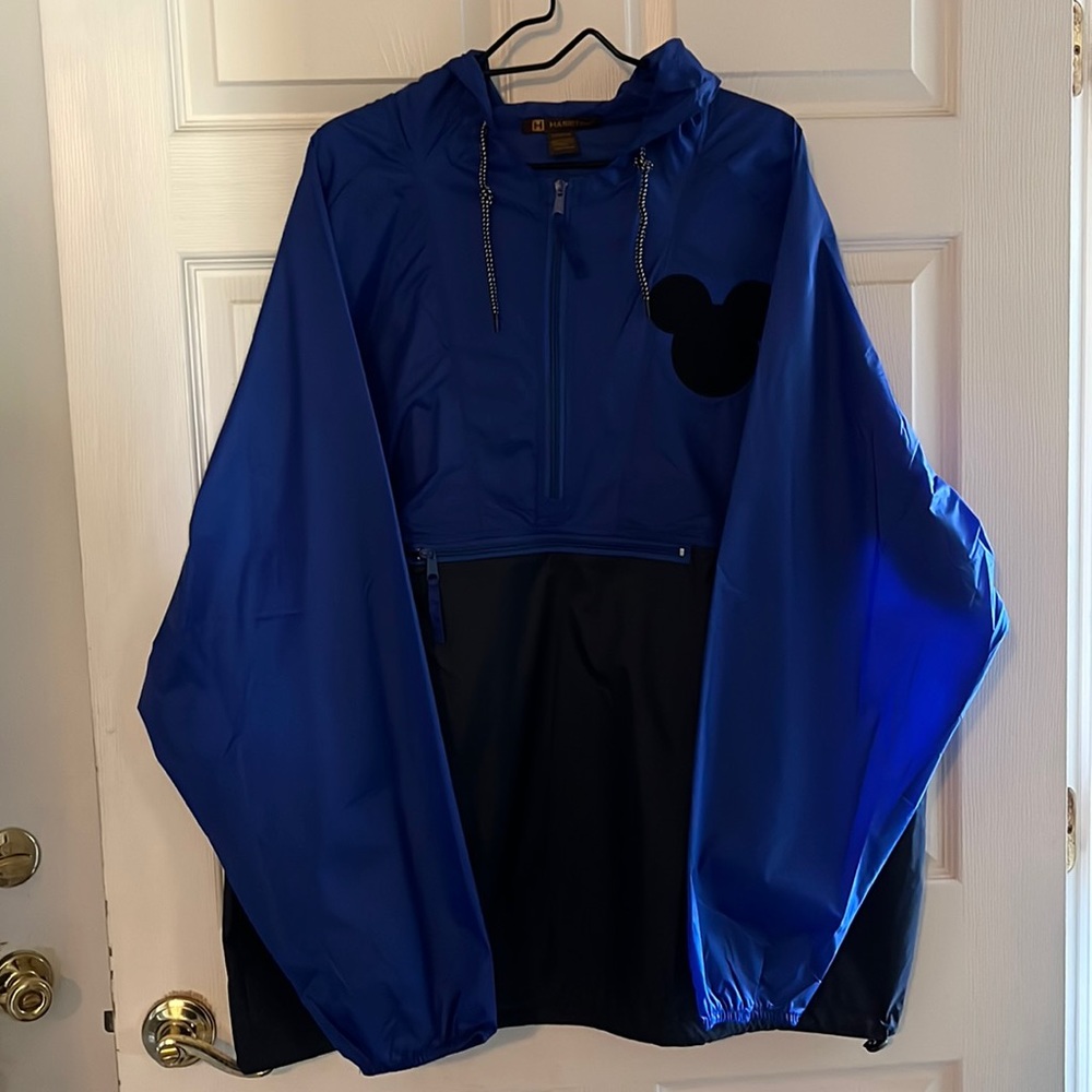 Harriton Windbreaker W/Mickey Mouse Design NWOT